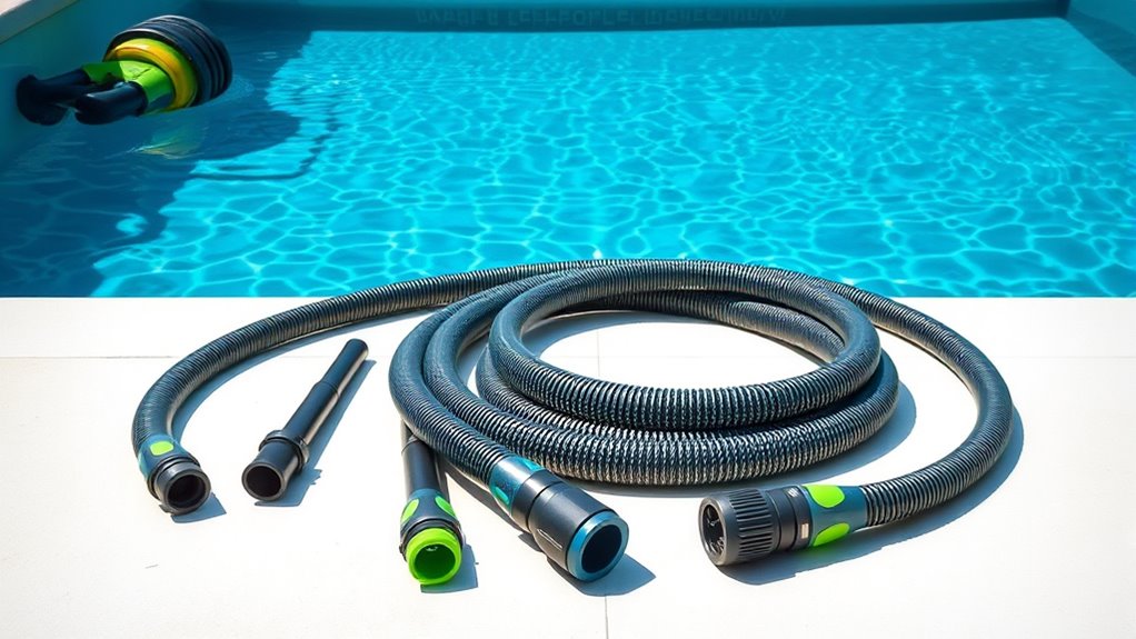 top pool cleaner hose options