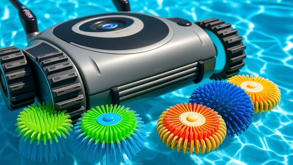 top robotic pool brush replacements