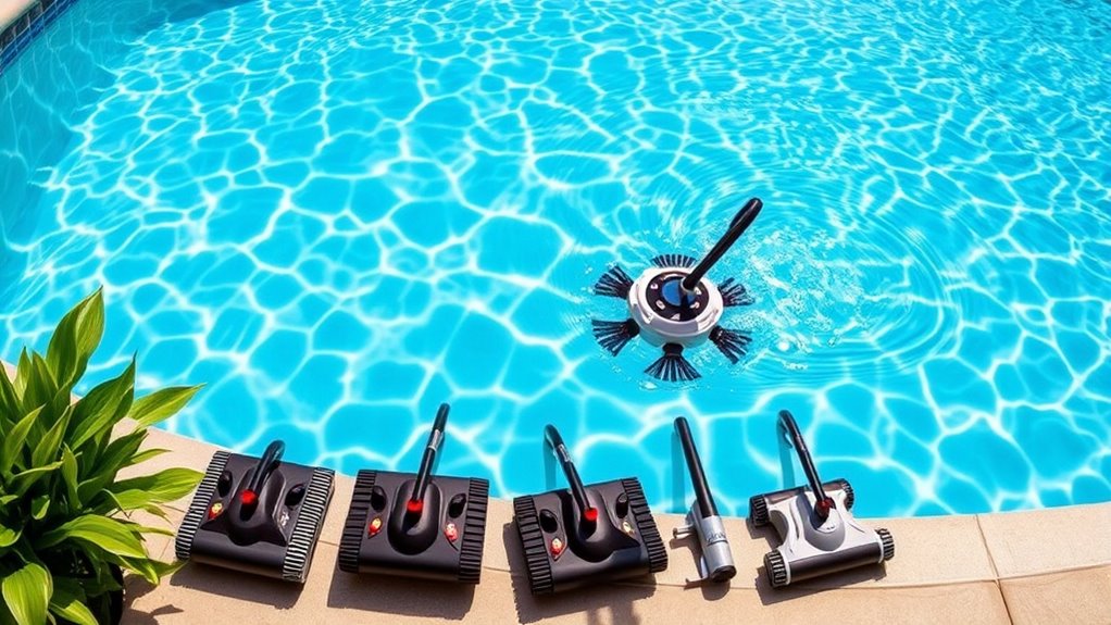 top suction pool cleaners