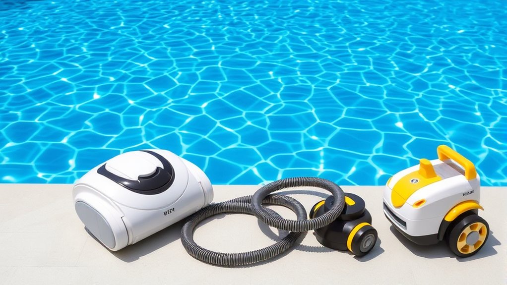 types of automatic pool cleaners