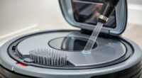 clean brushes and sensors