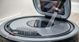 clean brushes and sensors