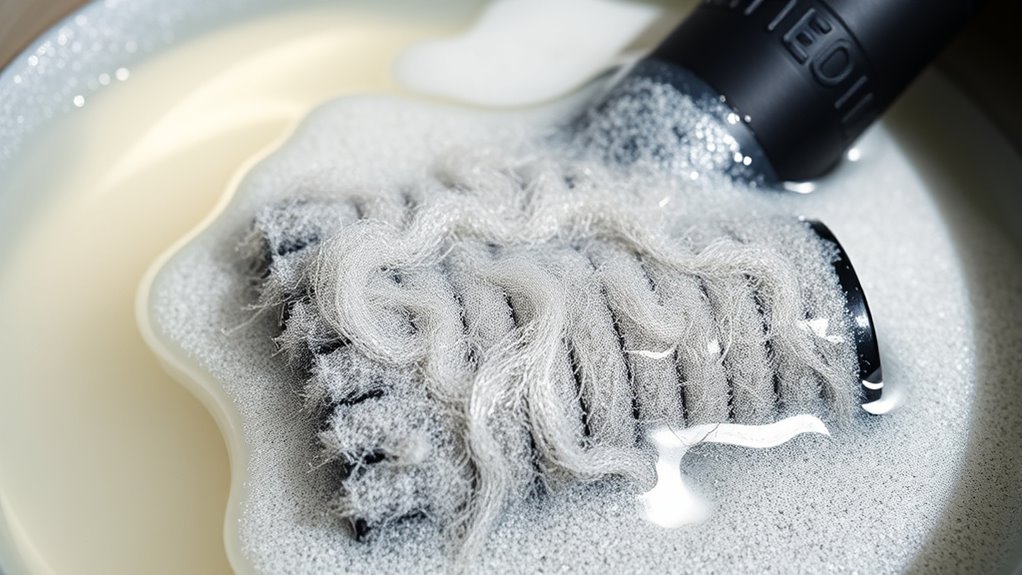 clean brushes thoroughly regularly