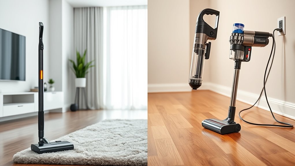 corded vacuums offer consistent powerful performance