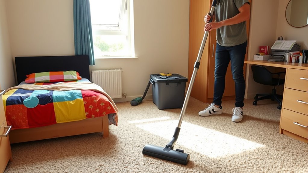 create consistent cleaning routines