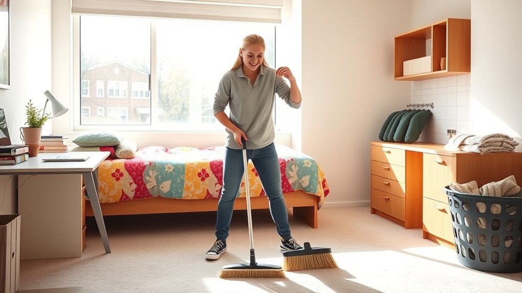 dorm cleaning tips