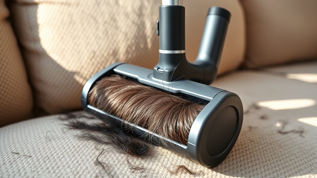 effective pet hair vacuuming