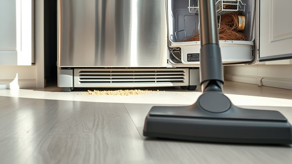 hidden appliance dust buildup
