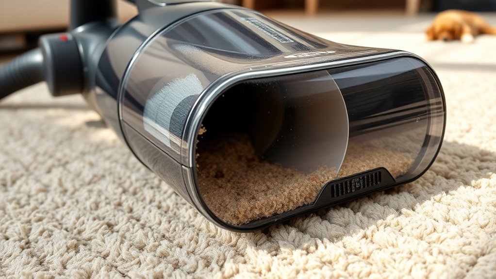 maintain vacuum filter and bag