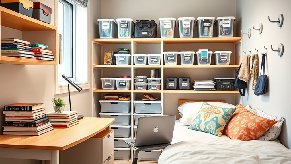 organize supplies for efficiency
