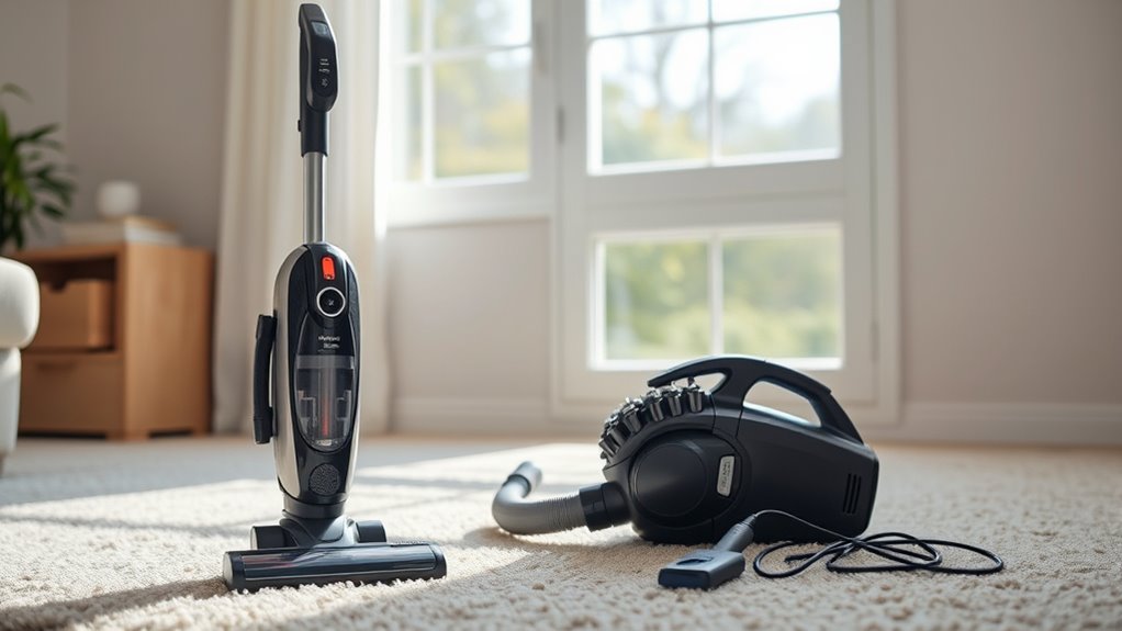 quiet comfortable vacuum operation
