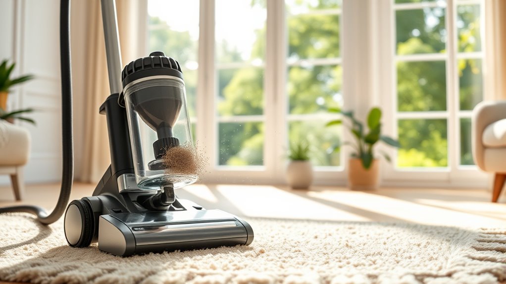 thorough deliberate vacuuming process
