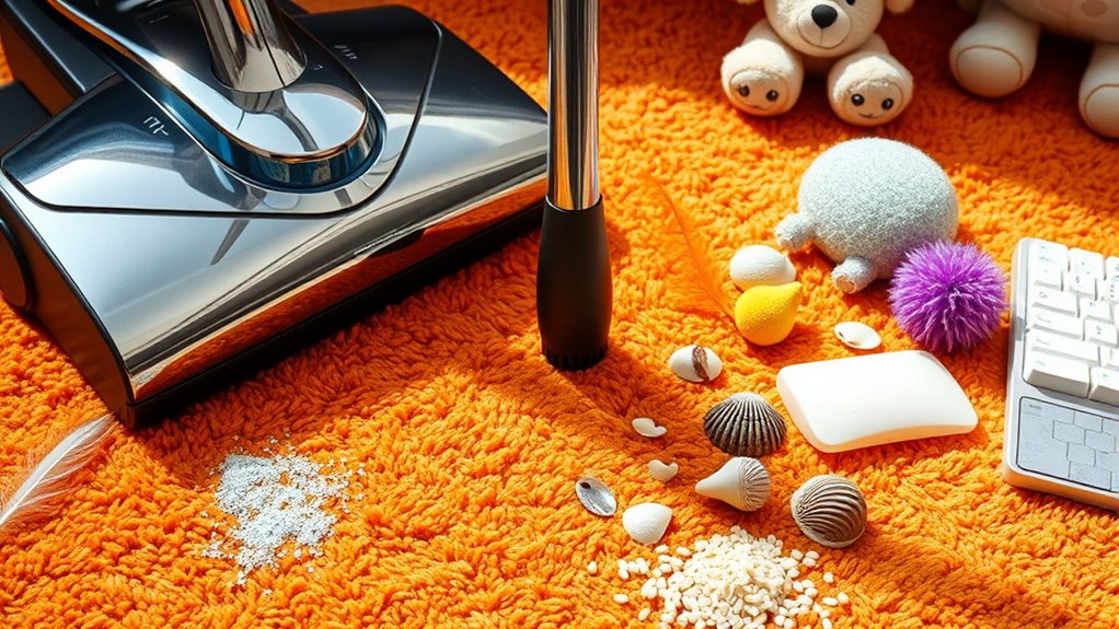 unusual items for vacuuming