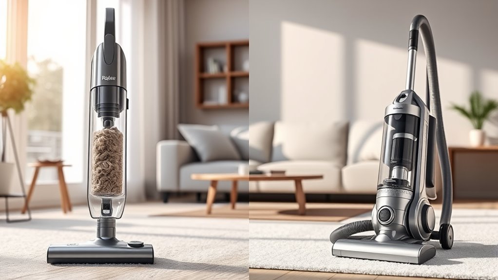 vacuum choice depends on