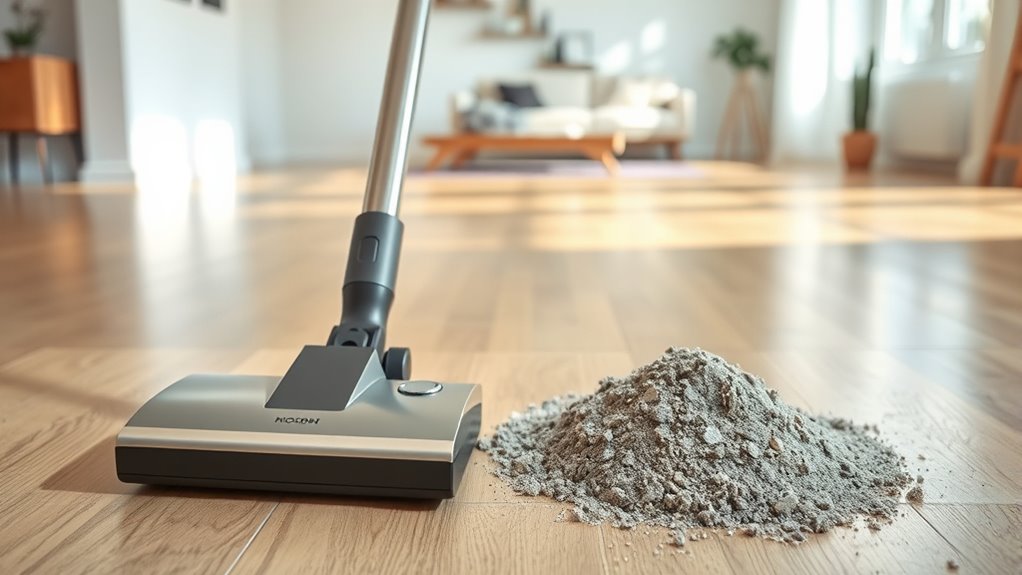 vacuum first for better