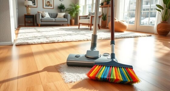 vacuum or sweep first