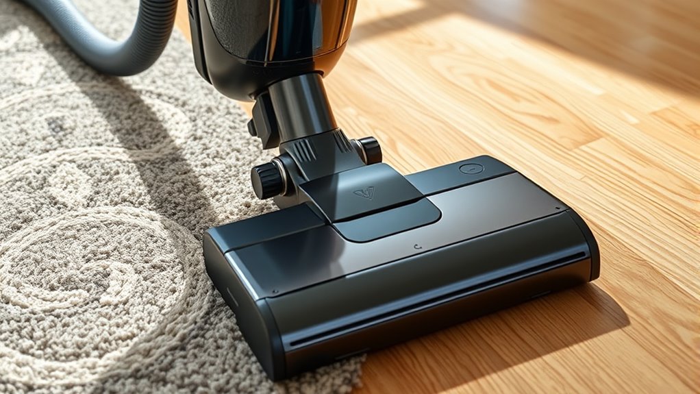 vacuum selection for surfaces