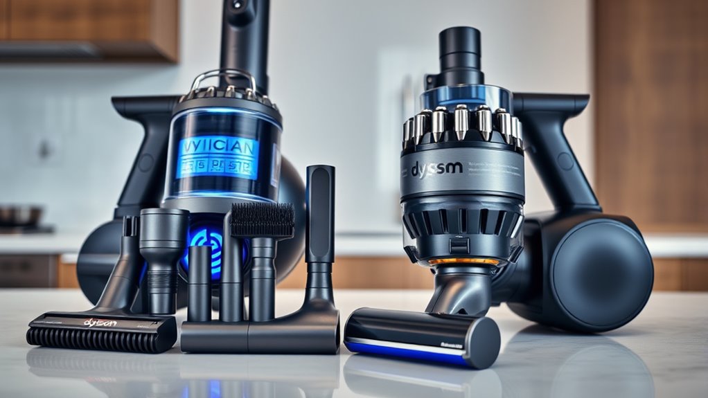 versatile attachments and features