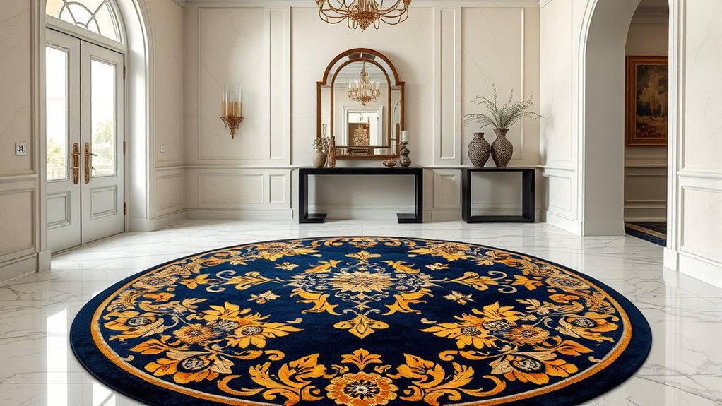 choosing the perfect foyer rug