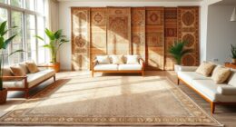 eco friendly bamboo silk rugs