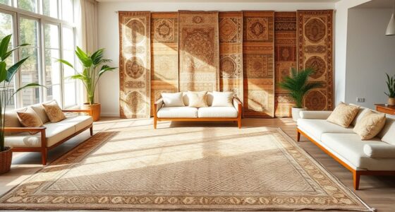 eco friendly bamboo silk rugs