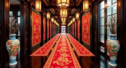 elegant silk runner decor