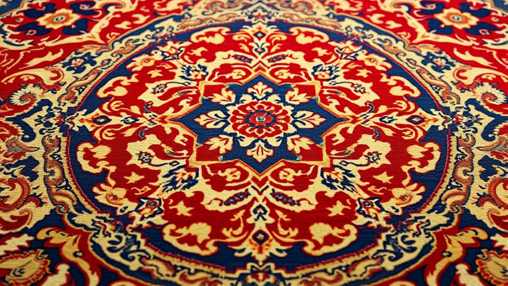 elegant traditional silk rugs