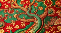 luxury artistic silk carpets