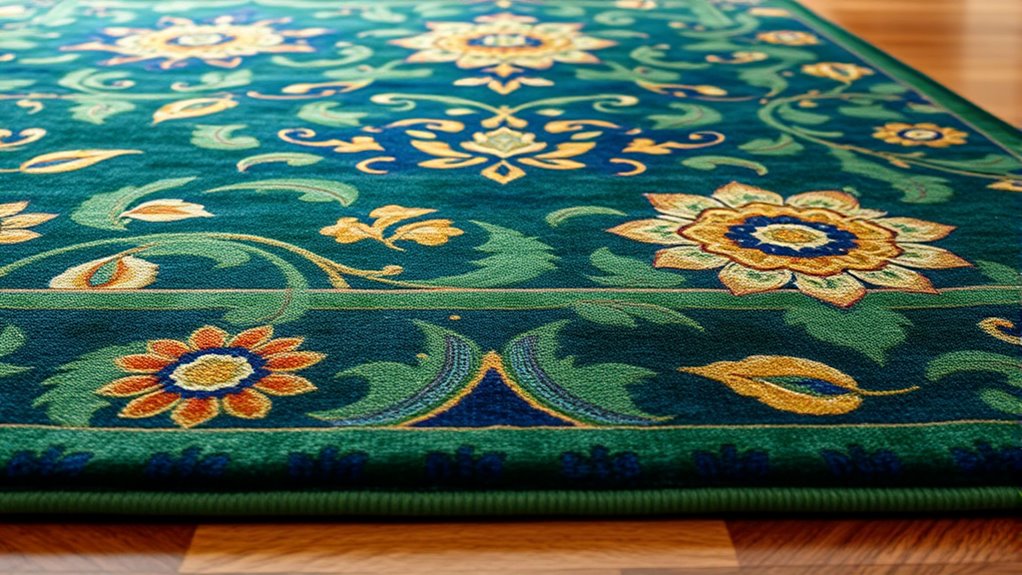 luxury durable silk rugs