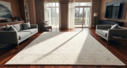 luxury ivory silk rugs