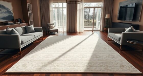 luxury ivory silk rugs