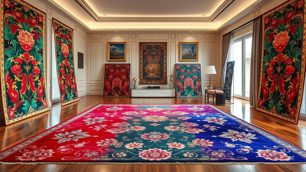 luxury silk carpet collection