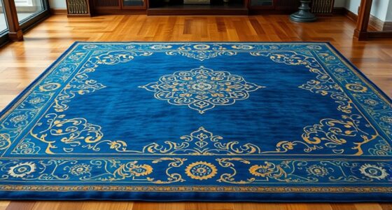 top yilong blue rugs