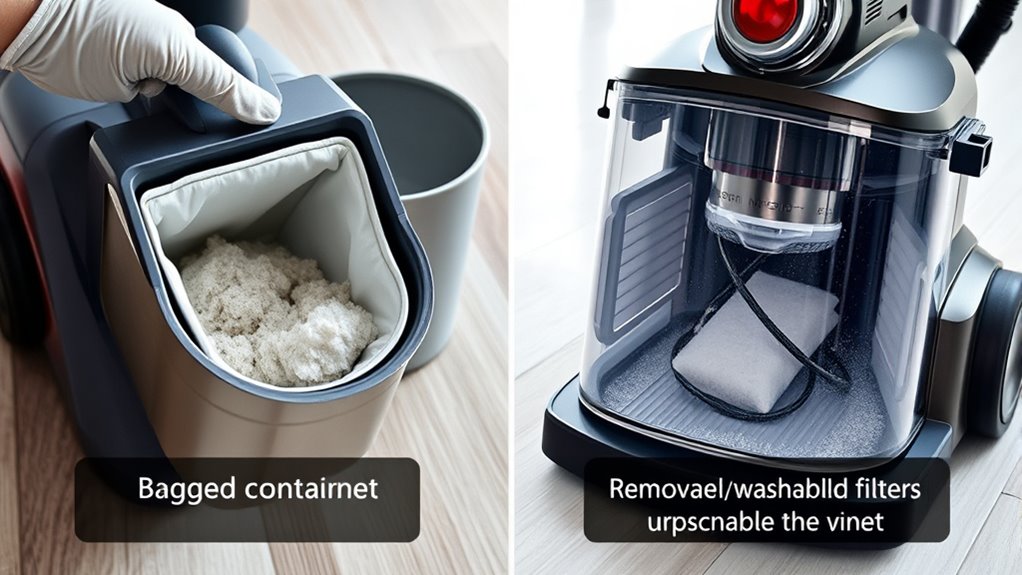 bagless vacuums are easier