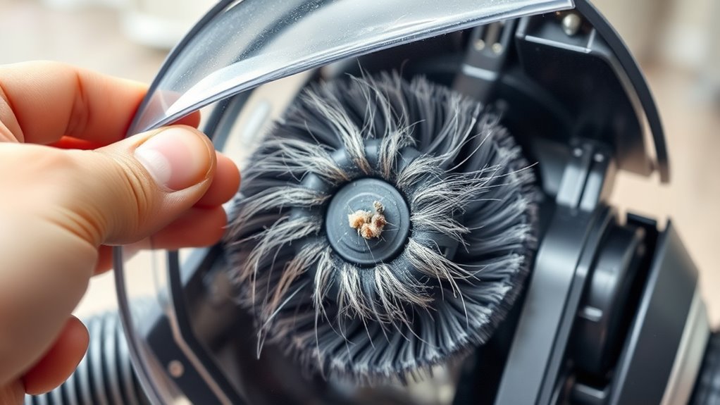 check belt and brush roll