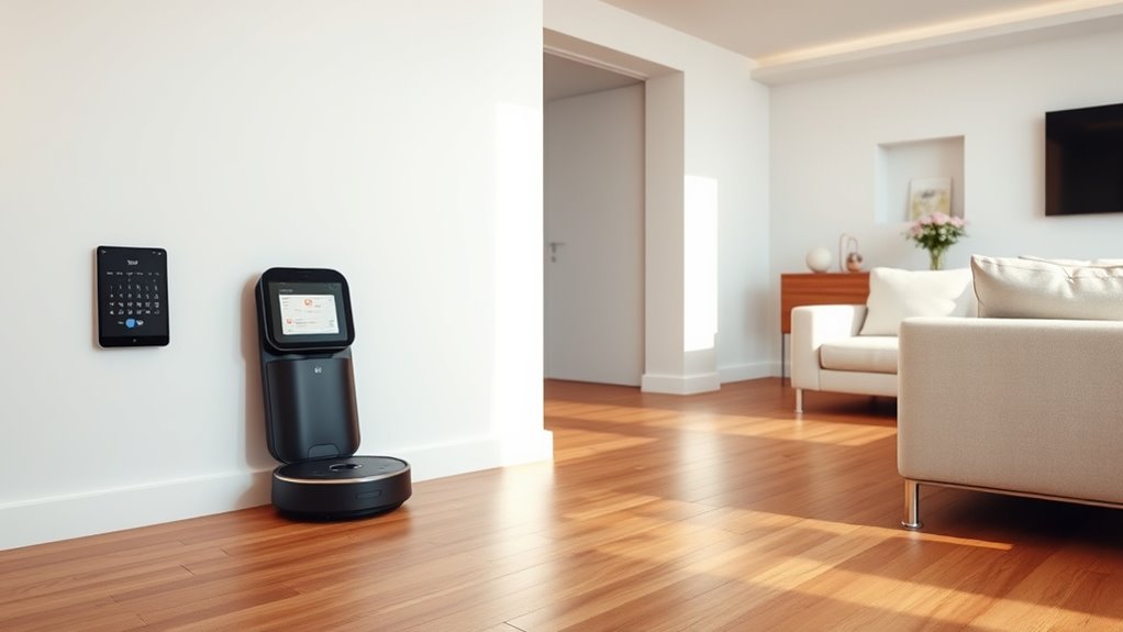 clear clutter for efficient cleaning