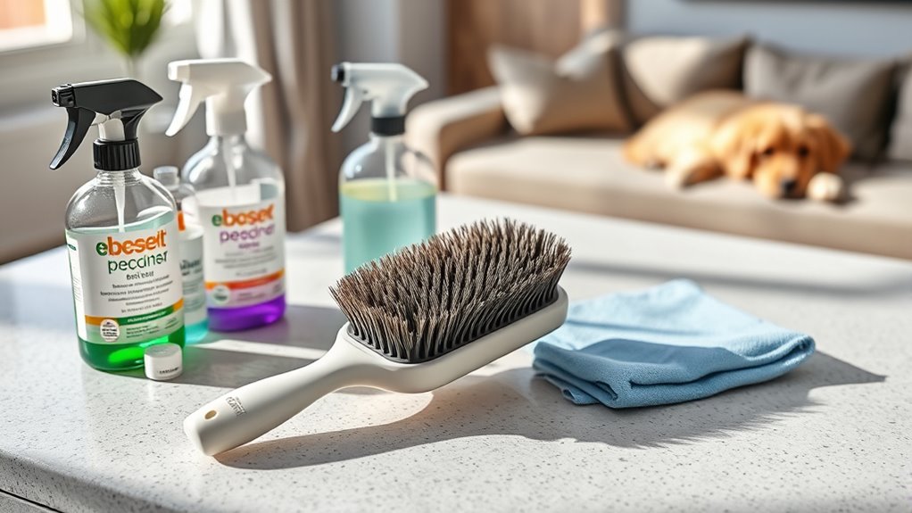 consistent pet hair management