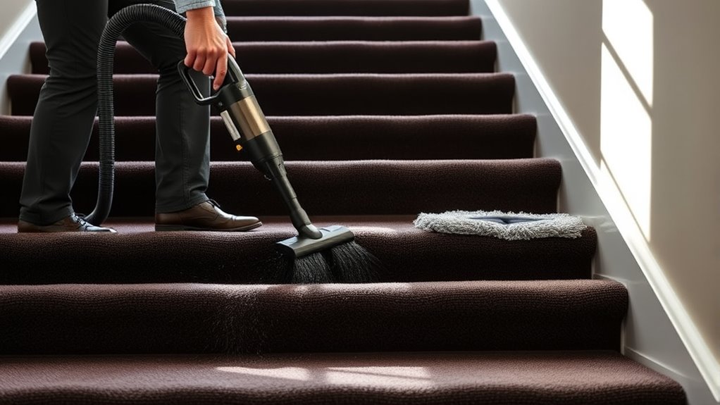 consistent stair cleaning practices