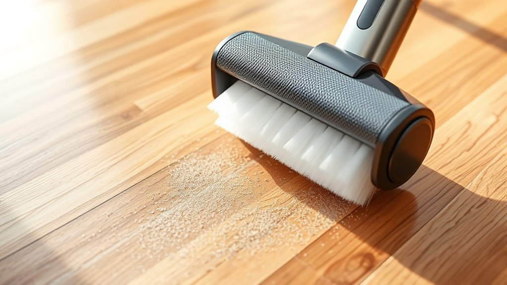 gentle adaptable floor cleaning