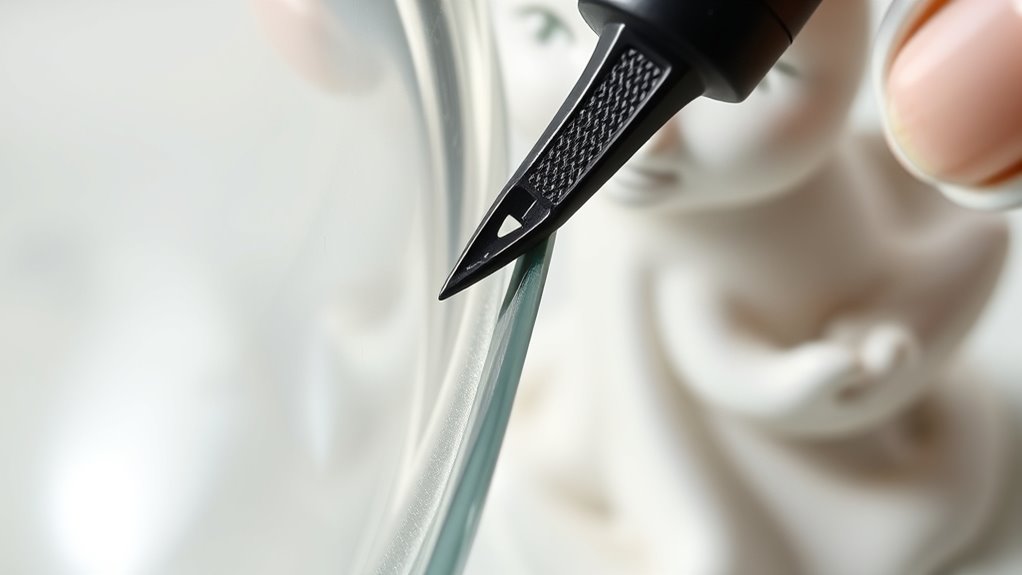 handle crevice tool carefully