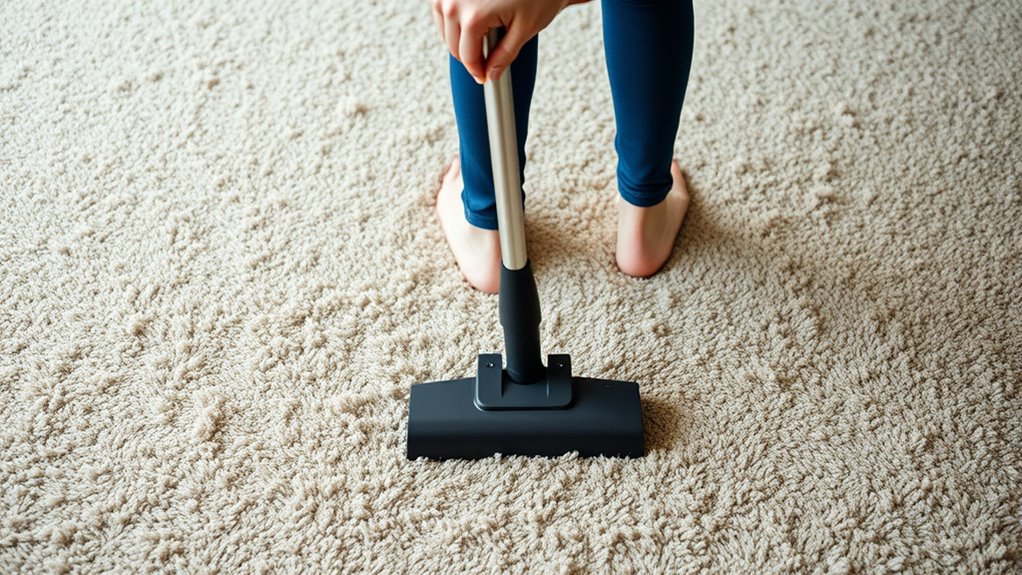 maintain proper vacuum posture