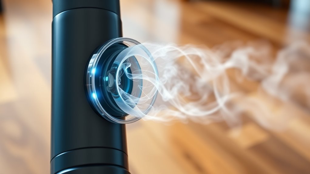 optimized airflow enhances cleaning