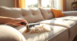 prepare before handling fur