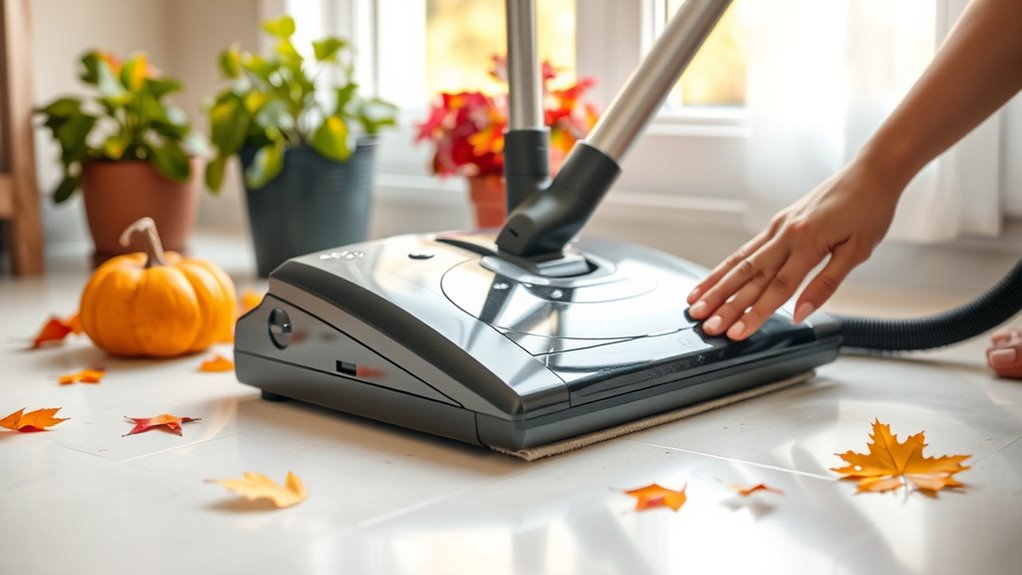 prepare vacuum for seasonal use
