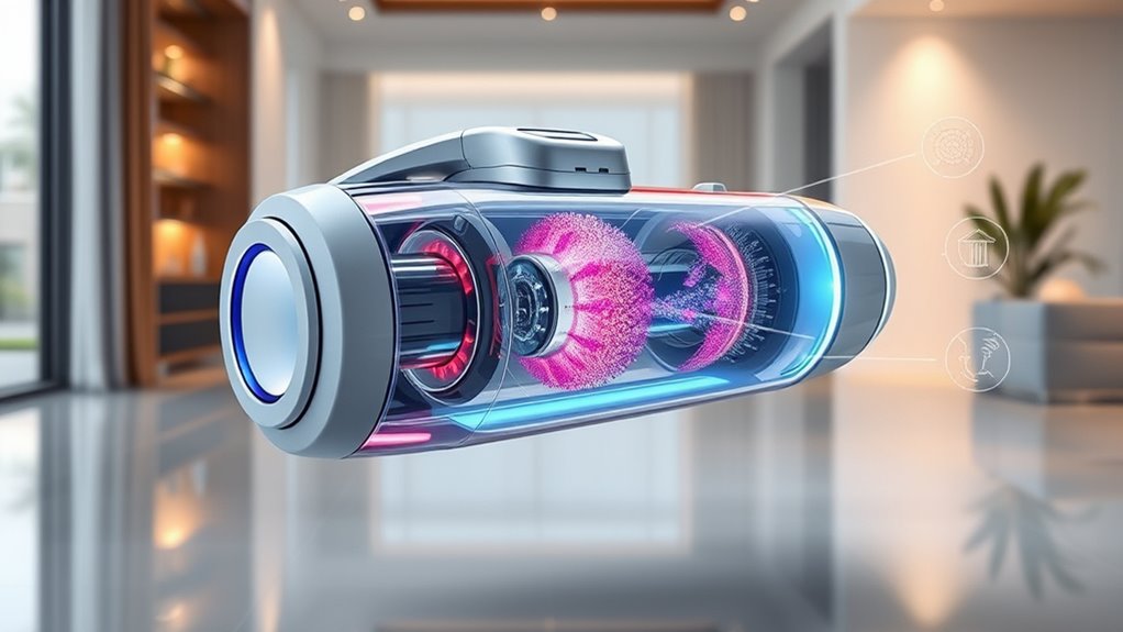 quiet efficient cyclone vacuums