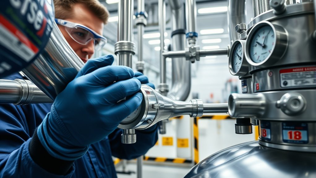 regular equipment inspections and maintenance
