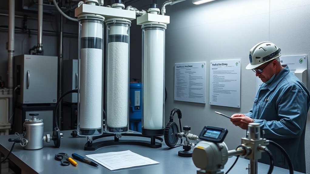 system calibration and leak testing