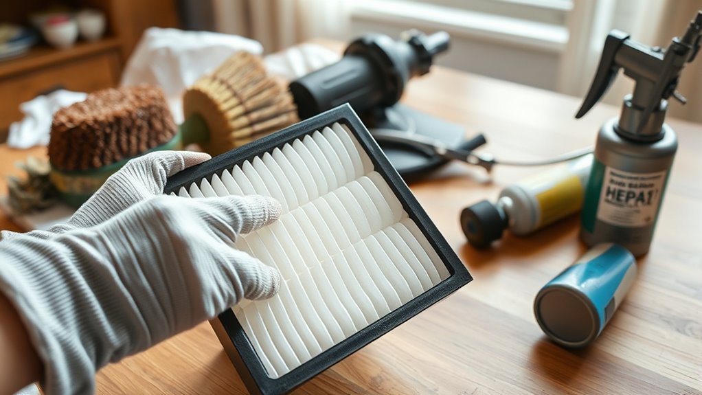 use gentle cleaning tools