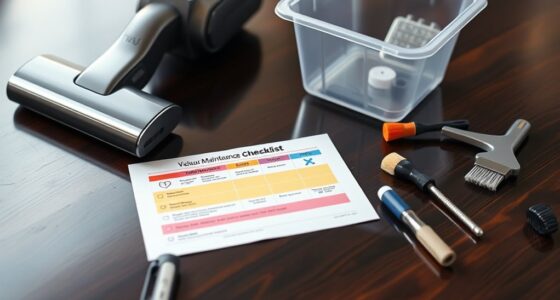 vacuum care checklist tips