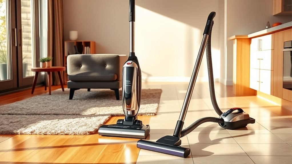 vacuum choice based layout